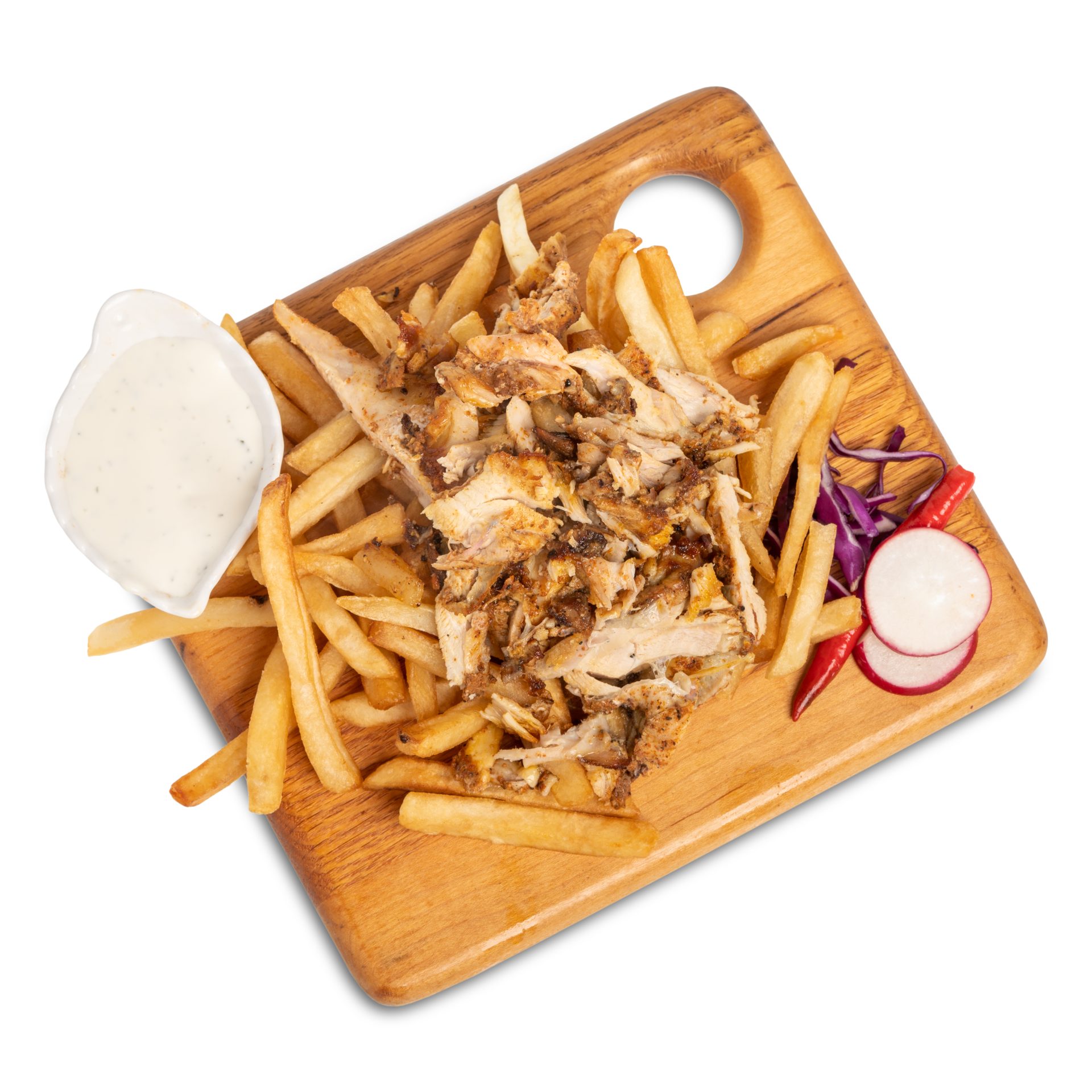 SHAWARMA ON FRIES<wbr />